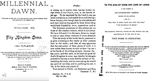 L'enfant Apoc. 12 = le système papal organisé, NON , le Royaume de 1914 - Page 2 1891_studies_in_the_scriptures_vol3